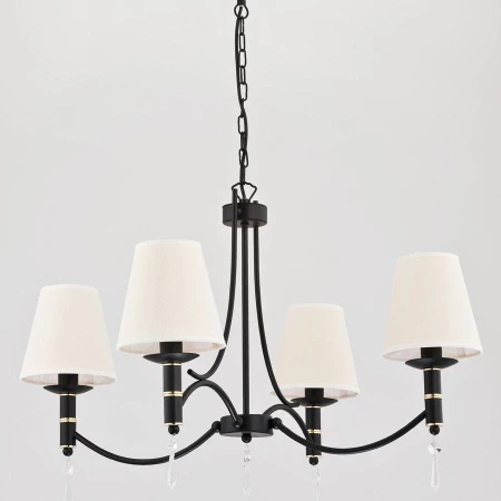 Люстра Alfa 23004 ABIL BLACK GOLD