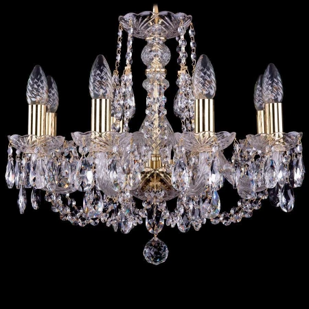 Хрустальная люстра Bohemia Ivele Crystal 1406/8/160/G