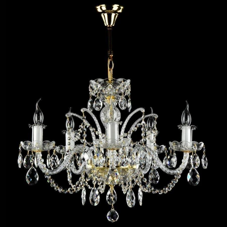 Хрустальная люстра Maytoni DIA907-PL-05-G Lira