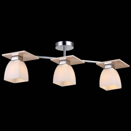 Светильник Natali Kovaltseva 11401/3C CHROME, WHITE OAK