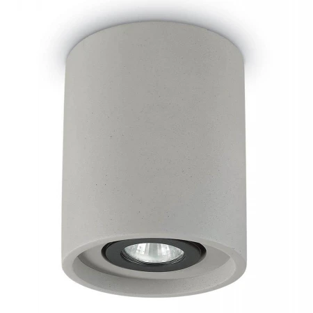Точечный светильник Ideal Lux OAK PL1 ROUND CEMENTO