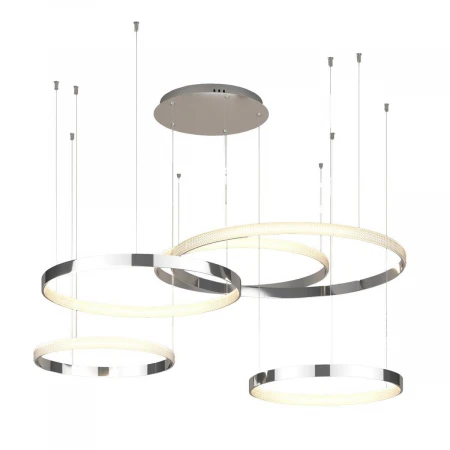 Подвесной светодиодный светильник Eurosvet Smart Posh 90275/5 хром