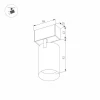 Трековый светодиодный светильник Arlight Mag-Spot-45-R85-5W Warm3000 030656